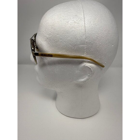 Ralph Lauren RA4004 101/T5 Horn Gold Frame Polarized Brown Aviator Sunglasses - Picture 2 of 10